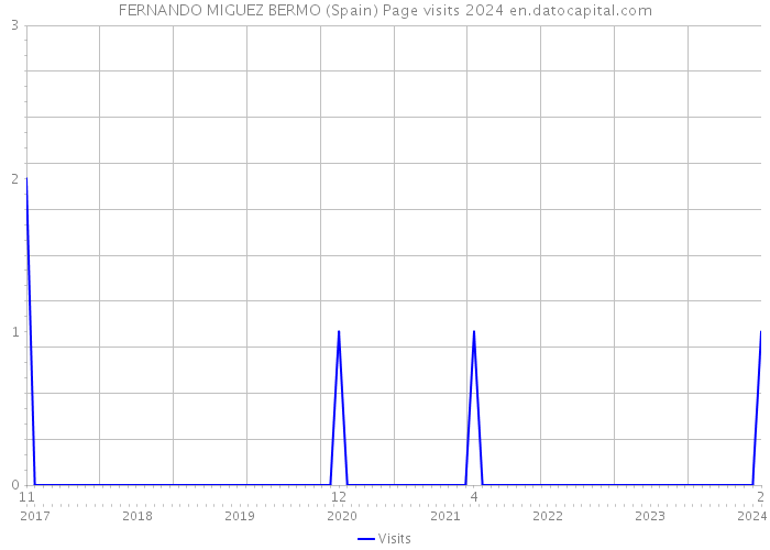 FERNANDO MIGUEZ BERMO (Spain) Page visits 2024 