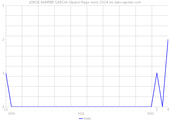 JORGE SAMPER GARCIA (Spain) Page visits 2024 