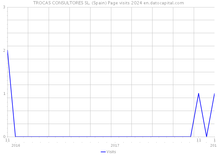 TROCAS CONSULTORES SL. (Spain) Page visits 2024 