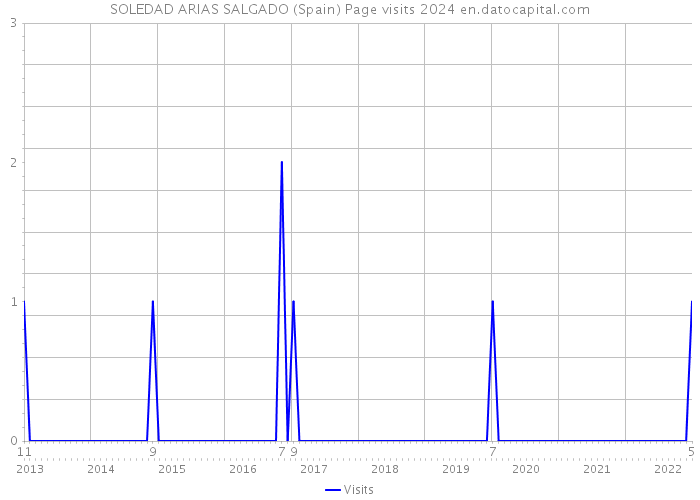 SOLEDAD ARIAS SALGADO (Spain) Page visits 2024 