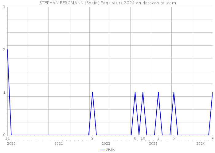 STEPHAN BERGMANN (Spain) Page visits 2024 