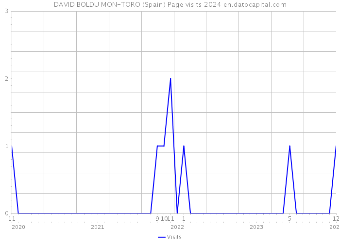 DAVID BOLDU MON-TORO (Spain) Page visits 2024 