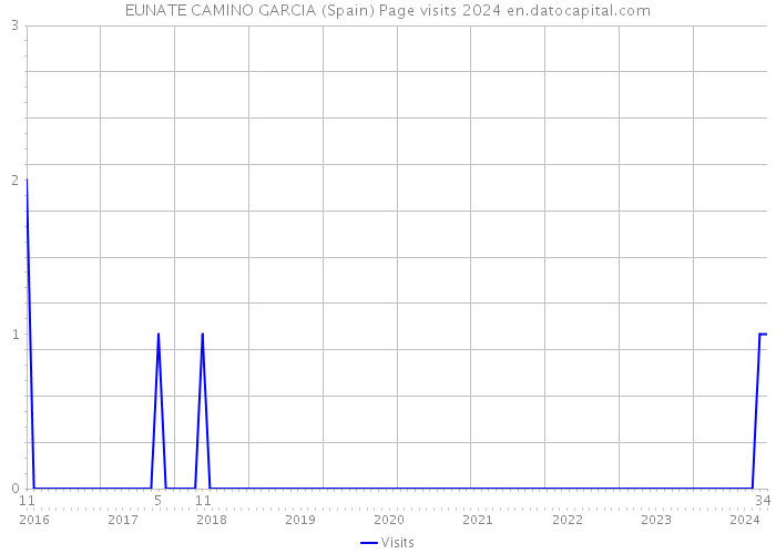 EUNATE CAMINO GARCIA (Spain) Page visits 2024 