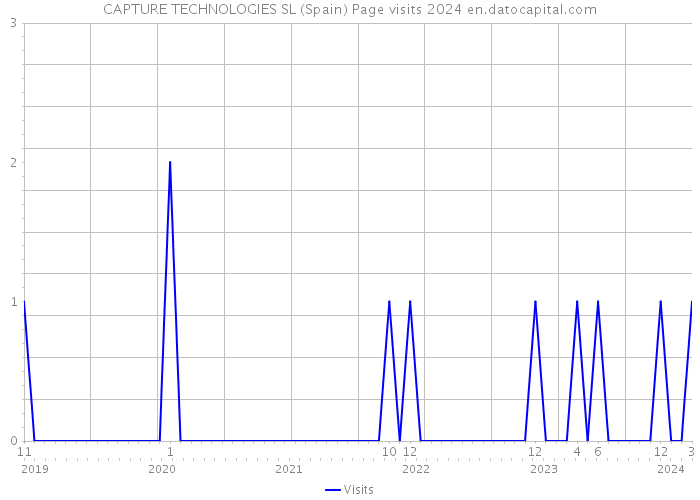 CAPTURE TECHNOLOGIES SL (Spain) Page visits 2024 