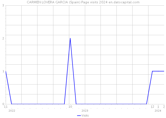 CARMEN LOVERA GARCIA (Spain) Page visits 2024 