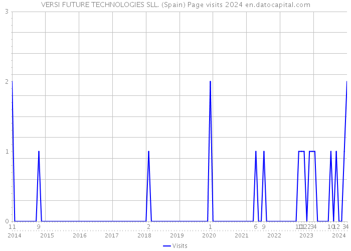 VERSI FUTURE TECHNOLOGIES SLL. (Spain) Page visits 2024 