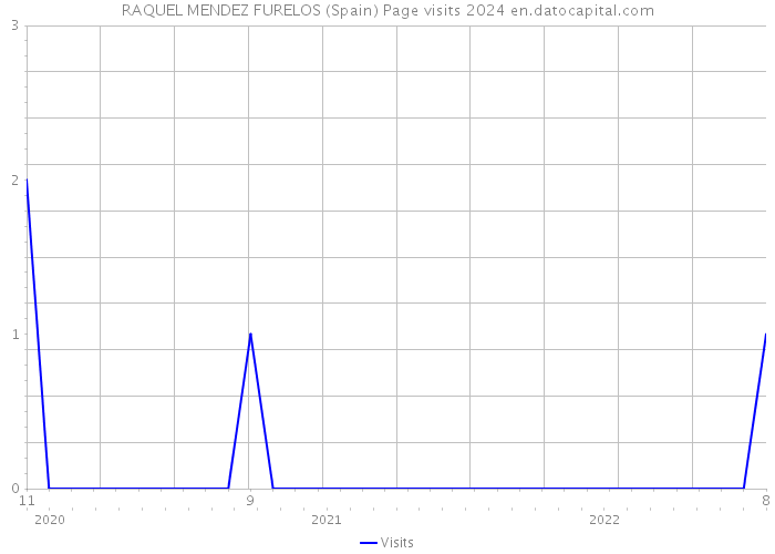 RAQUEL MENDEZ FURELOS (Spain) Page visits 2024 