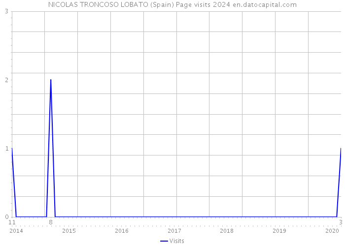 NICOLAS TRONCOSO LOBATO (Spain) Page visits 2024 