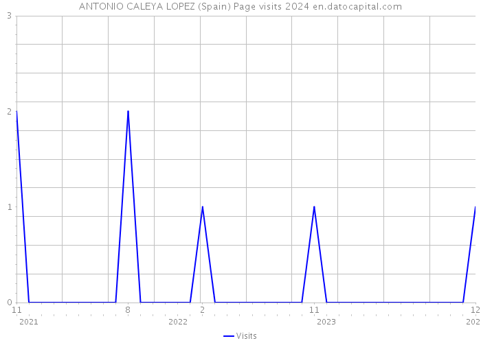 ANTONIO CALEYA LOPEZ (Spain) Page visits 2024 