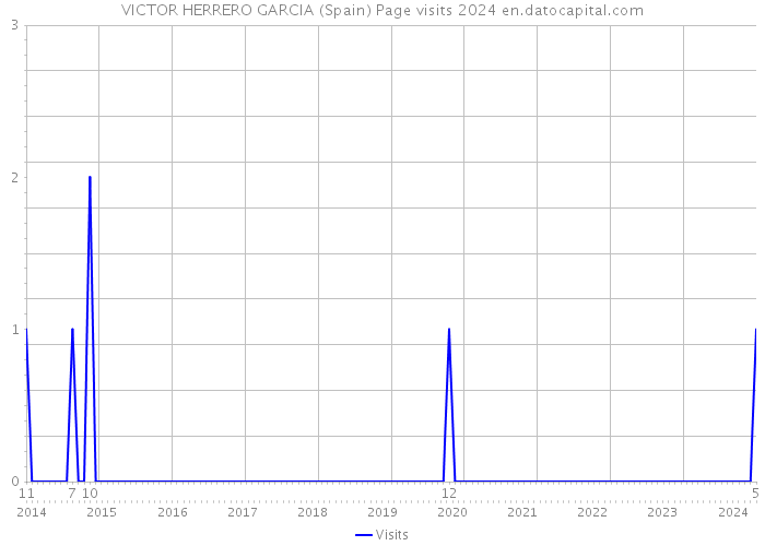VICTOR HERRERO GARCIA (Spain) Page visits 2024 