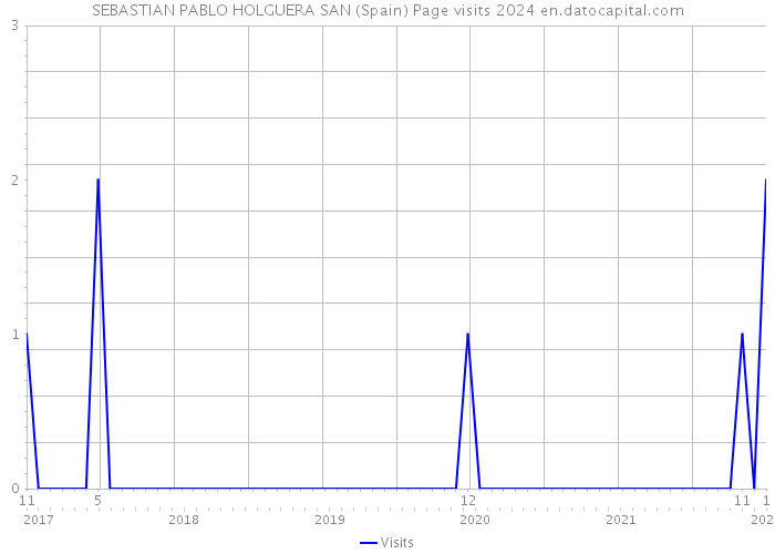 SEBASTIAN PABLO HOLGUERA SAN (Spain) Page visits 2024 
