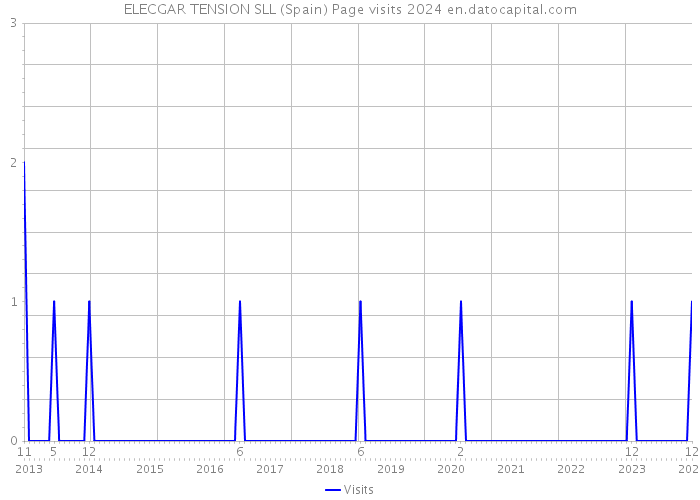 ELECGAR TENSION SLL (Spain) Page visits 2024 