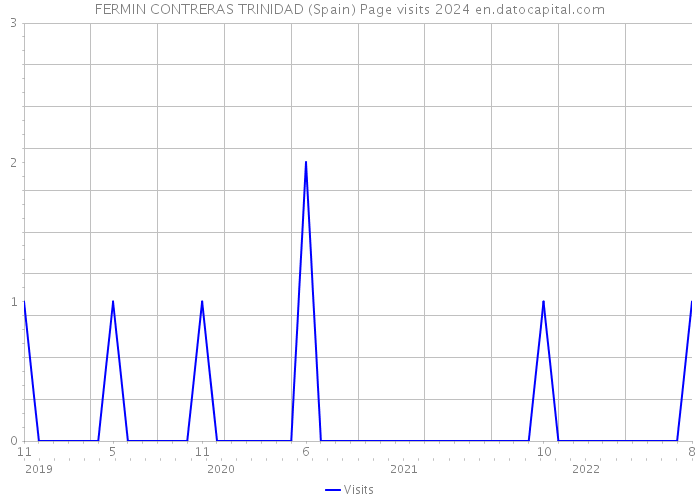 FERMIN CONTRERAS TRINIDAD (Spain) Page visits 2024 