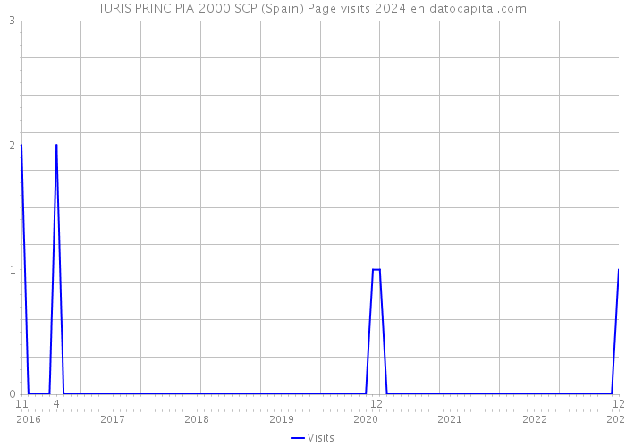 IURIS PRINCIPIA 2000 SCP (Spain) Page visits 2024 