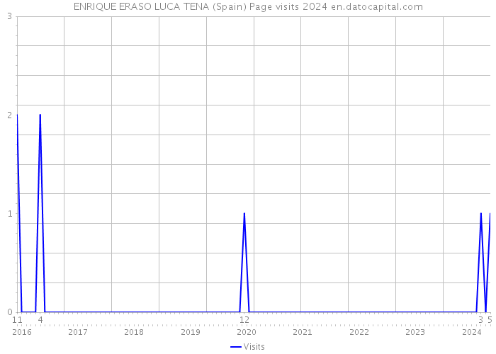 ENRIQUE ERASO LUCA TENA (Spain) Page visits 2024 