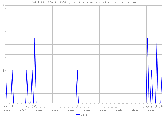 FERNANDO BOZA ALONSO (Spain) Page visits 2024 