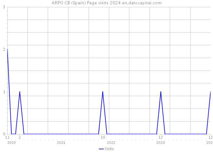 ARPO CB (Spain) Page visits 2024 