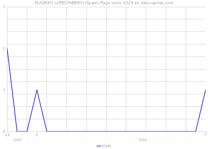 EUGENIO LOPES RIBEIRO (Spain) Page visits 2024 