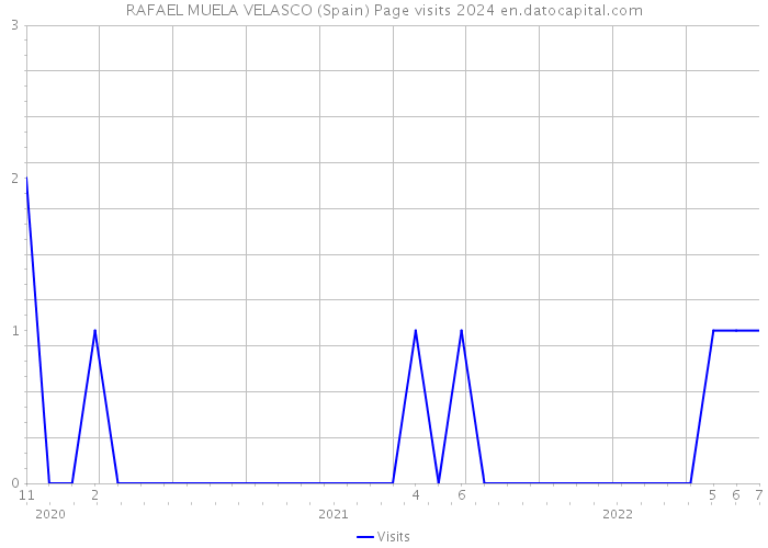 RAFAEL MUELA VELASCO (Spain) Page visits 2024 