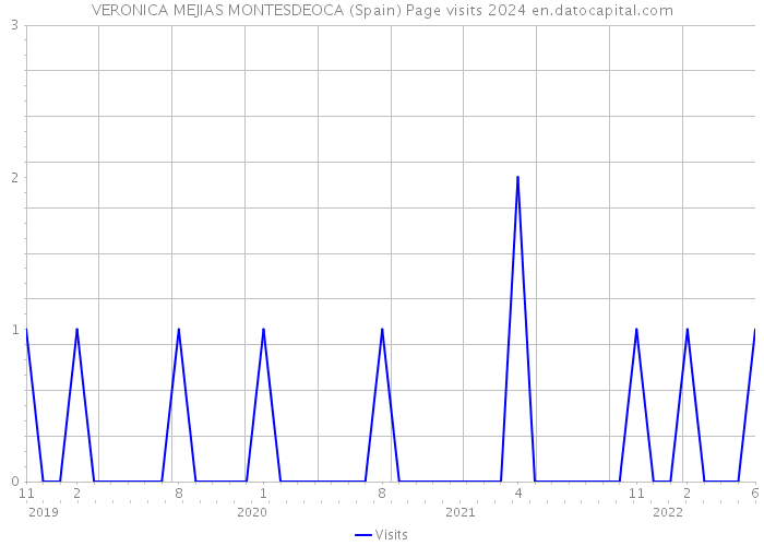 VERONICA MEJIAS MONTESDEOCA (Spain) Page visits 2024 