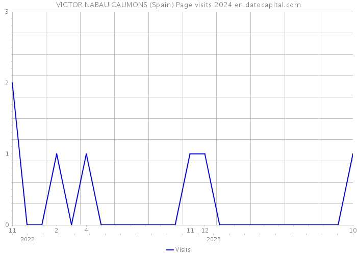 VICTOR NABAU CAUMONS (Spain) Page visits 2024 