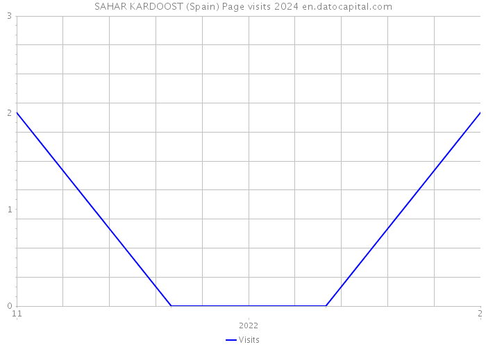 SAHAR KARDOOST (Spain) Page visits 2024 
