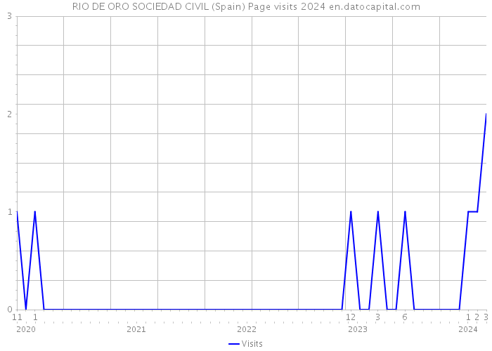 RIO DE ORO SOCIEDAD CIVIL (Spain) Page visits 2024 