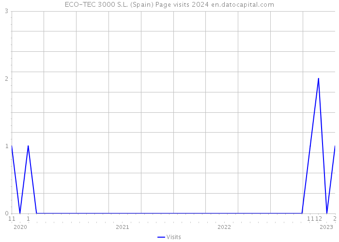 ECO-TEC 3000 S.L. (Spain) Page visits 2024 