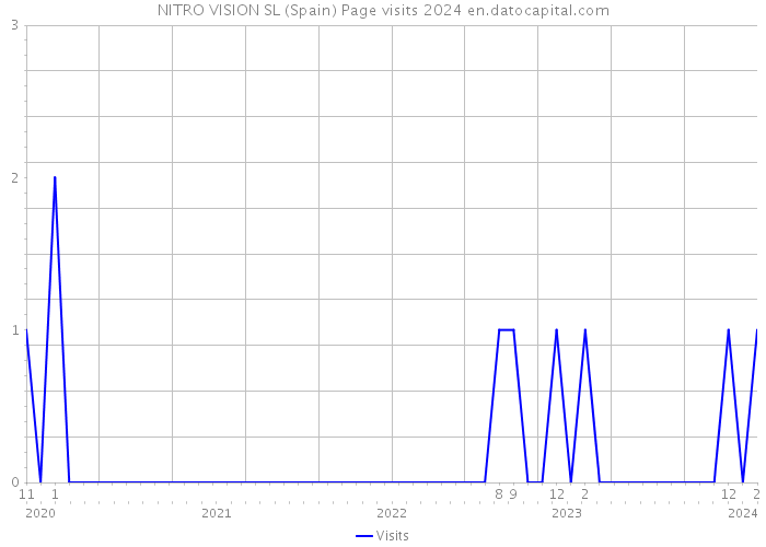NITRO VISION SL (Spain) Page visits 2024 