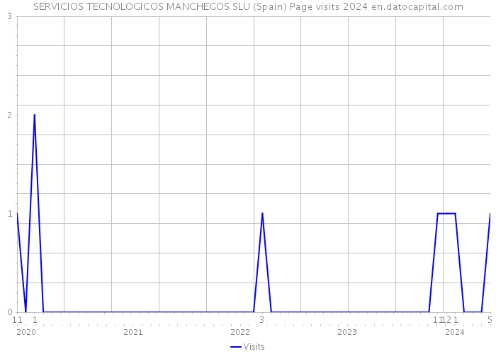 SERVICIOS TECNOLOGICOS MANCHEGOS SLU (Spain) Page visits 2024 