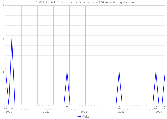  PROMOTORA L.R. SL (Spain) Page visits 2024 