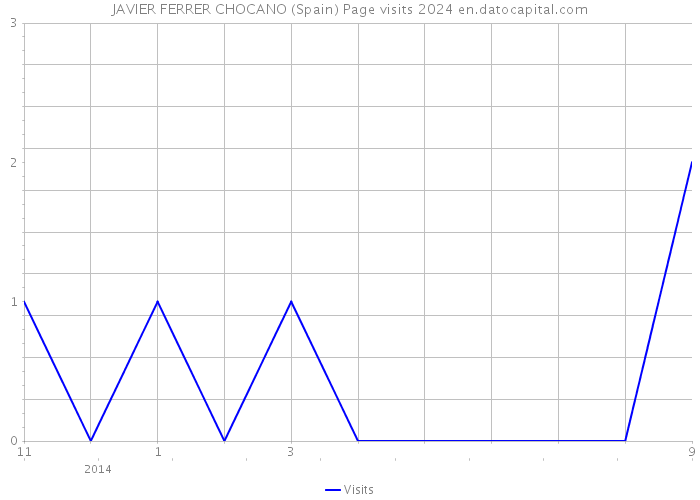 JAVIER FERRER CHOCANO (Spain) Page visits 2024 