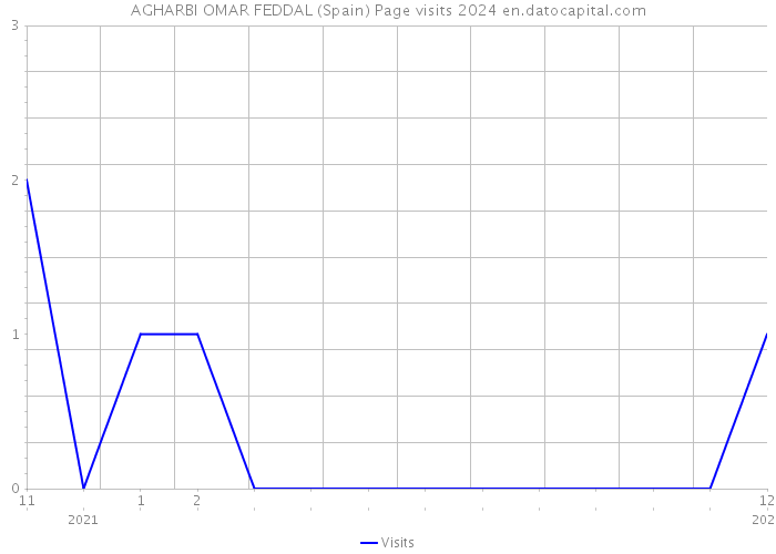 AGHARBI OMAR FEDDAL (Spain) Page visits 2024 