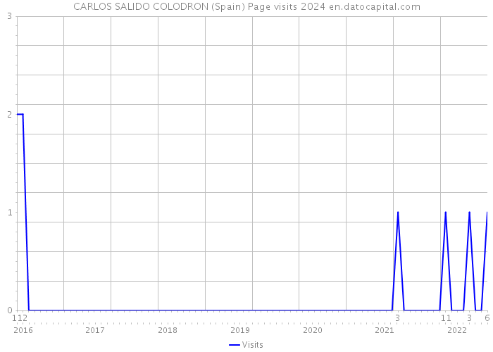 CARLOS SALIDO COLODRON (Spain) Page visits 2024 