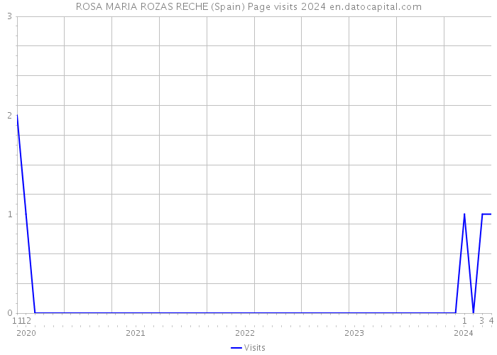 ROSA MARIA ROZAS RECHE (Spain) Page visits 2024 