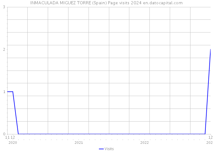 INMACULADA MIGUEZ TORRE (Spain) Page visits 2024 