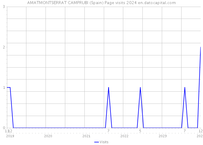 AMATMONTSERRAT CAMPRUBI (Spain) Page visits 2024 
