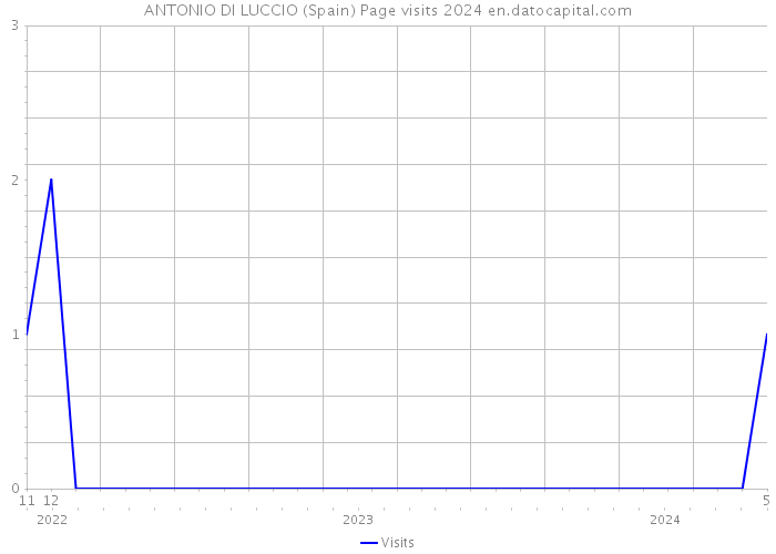 ANTONIO DI LUCCIO (Spain) Page visits 2024 