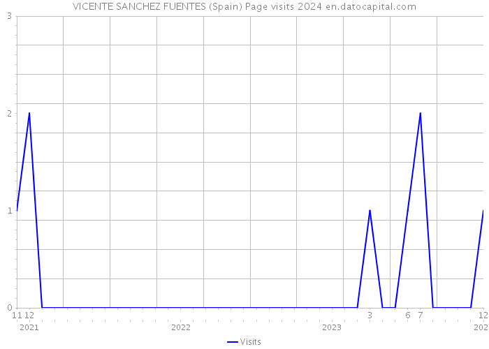 VICENTE SANCHEZ FUENTES (Spain) Page visits 2024 