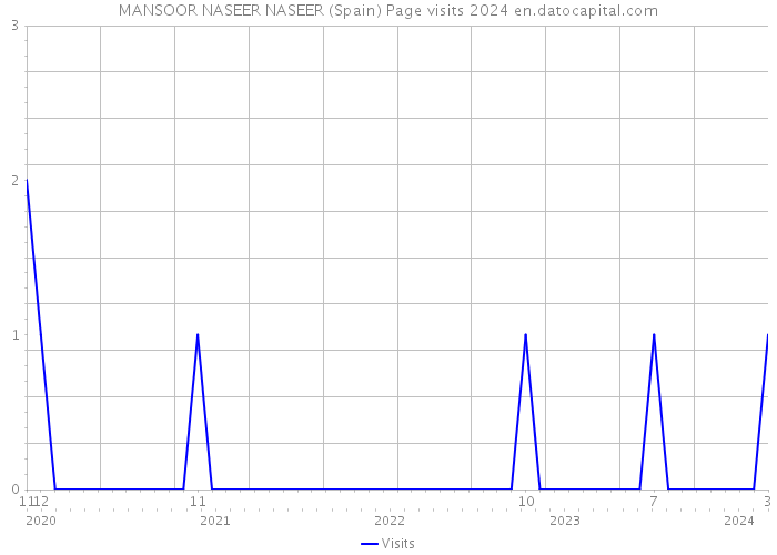 MANSOOR NASEER NASEER (Spain) Page visits 2024 