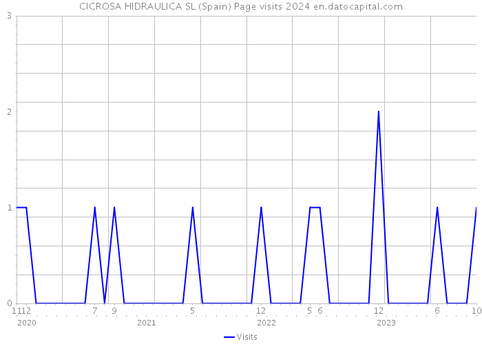 CICROSA HIDRAULICA SL (Spain) Page visits 2024 