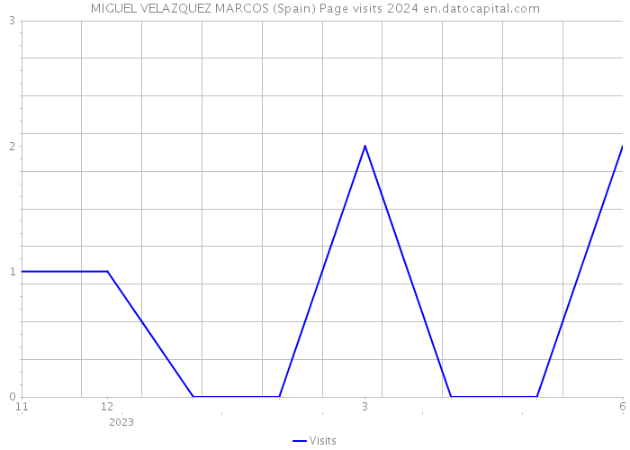 MIGUEL VELAZQUEZ MARCOS (Spain) Page visits 2024 
