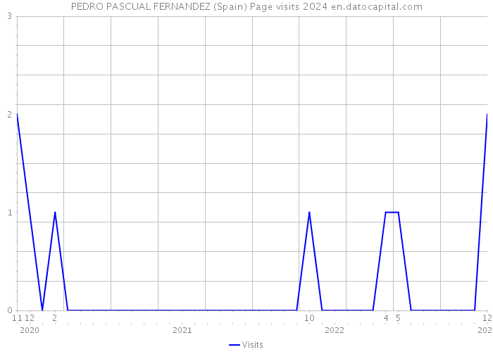 PEDRO PASCUAL FERNANDEZ (Spain) Page visits 2024 
