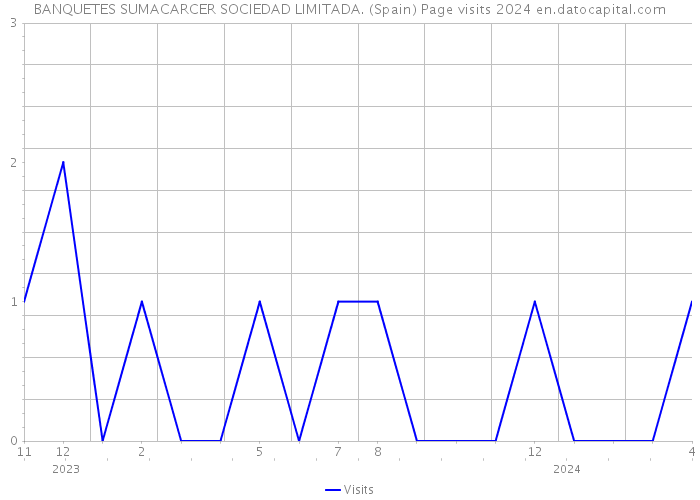 BANQUETES SUMACARCER SOCIEDAD LIMITADA. (Spain) Page visits 2024 