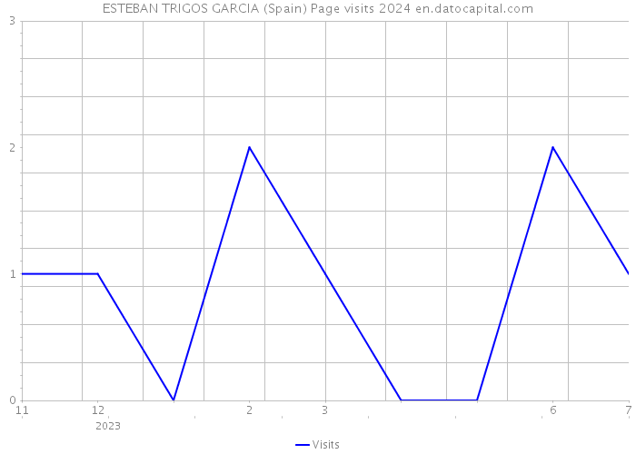 ESTEBAN TRIGOS GARCIA (Spain) Page visits 2024 