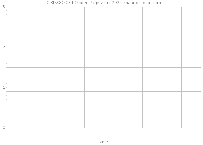 PLC BINGOSOFT (Spain) Page visits 2024 