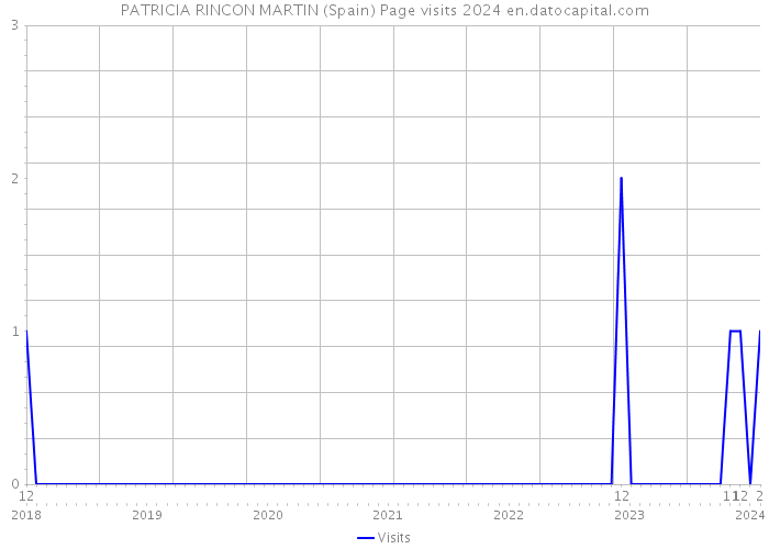 PATRICIA RINCON MARTIN (Spain) Page visits 2024 