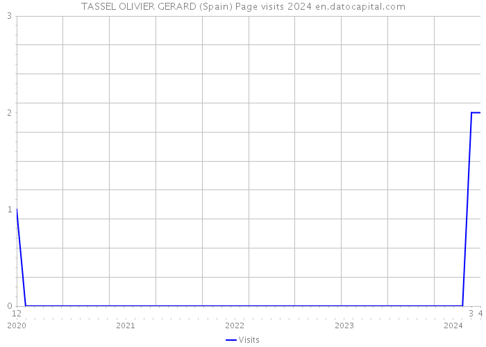 TASSEL OLIVIER GERARD (Spain) Page visits 2024 