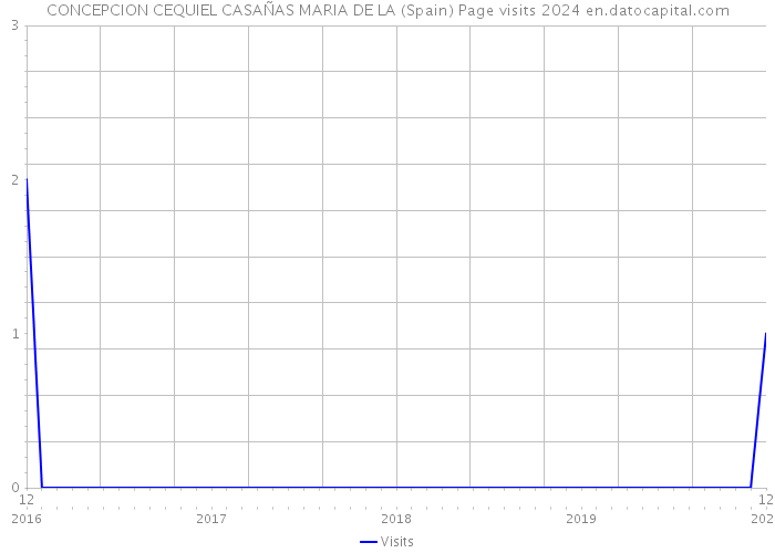 CONCEPCION CEQUIEL CASAÑAS MARIA DE LA (Spain) Page visits 2024 