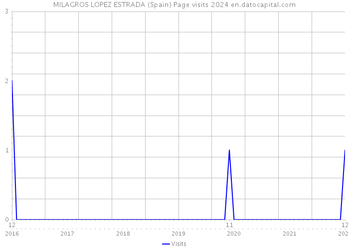 MILAGROS LOPEZ ESTRADA (Spain) Page visits 2024 
